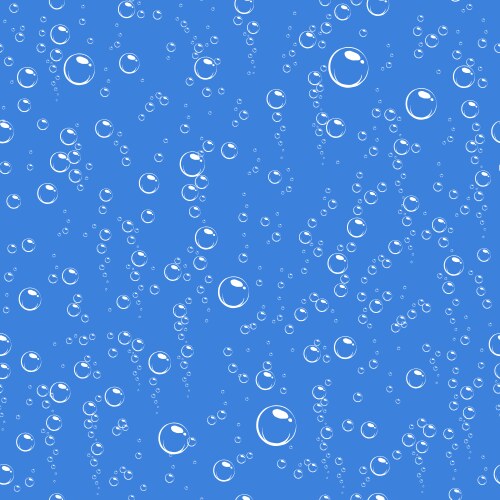 Cartoon soap bubbles seamless pattern Royalty Free Vector