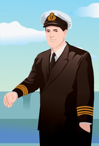 Captain Royalty Free Vector Image - VectorStock