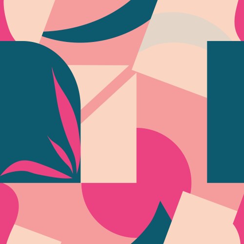 Abstract seamless pattern withe various lines vector image