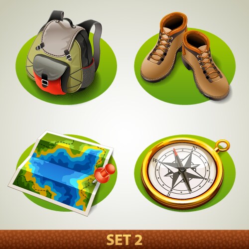 Pixel icons-travel 4 Royalty Free Vector Image