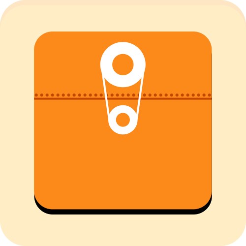 Files app button vector image