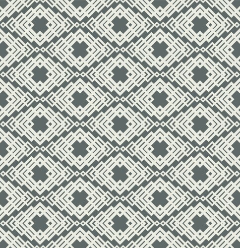 Seamless ethnic doodle black and white background Vector Image
