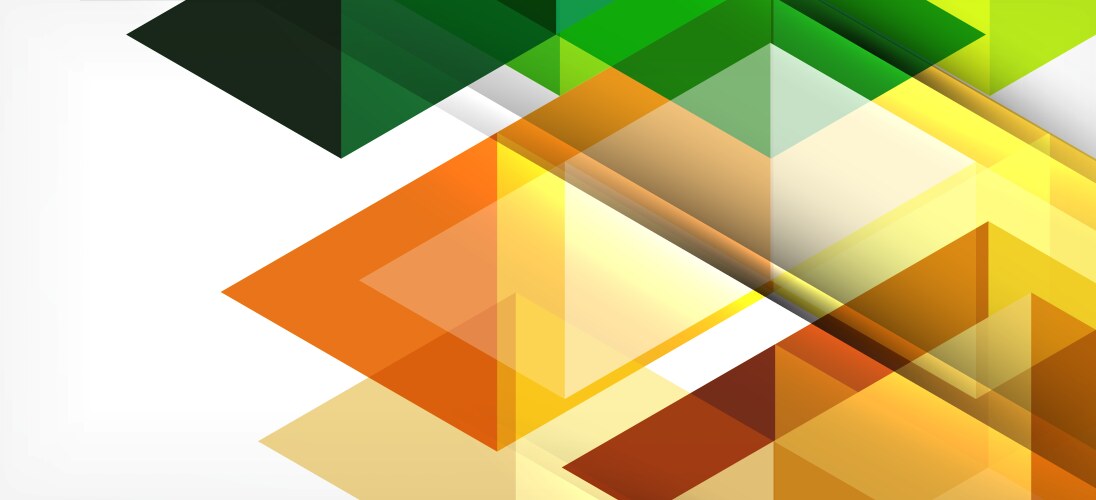 Abstract triangle pattern colorful backdrop vector image
