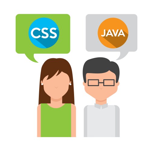 Programming language vector image