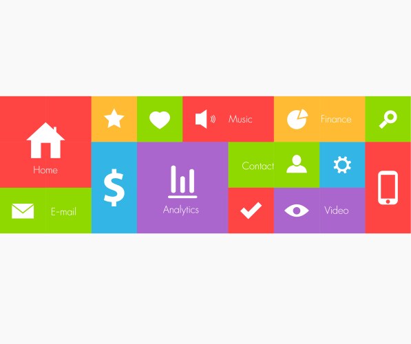 Competence infographic 10 option ui design Vector Image