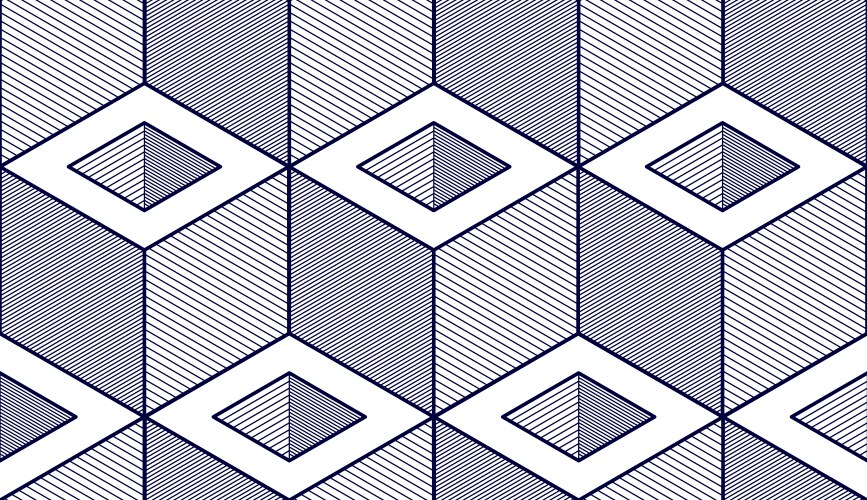 Geometric cubes abstract seamless pattern 3d – Royalty-Free Vector ...