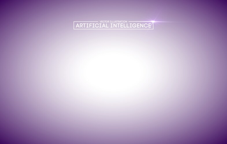 artificial intelligence automation technology vector image