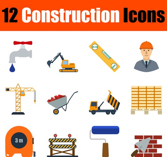 Road sign under construction Royalty Free Vector Image