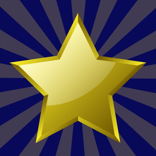 Gold award ribbon Royalty Free Vector Image - VectorStock