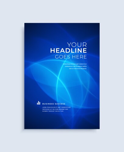 modern abstract poster cover design vector