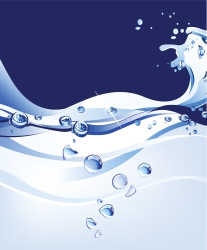 Ocean Wave Background Royalty Free Vector Image