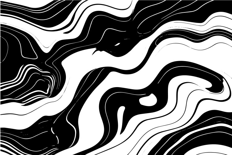 Abstract wavy seamless pattern trendy Royalty Free Vector
