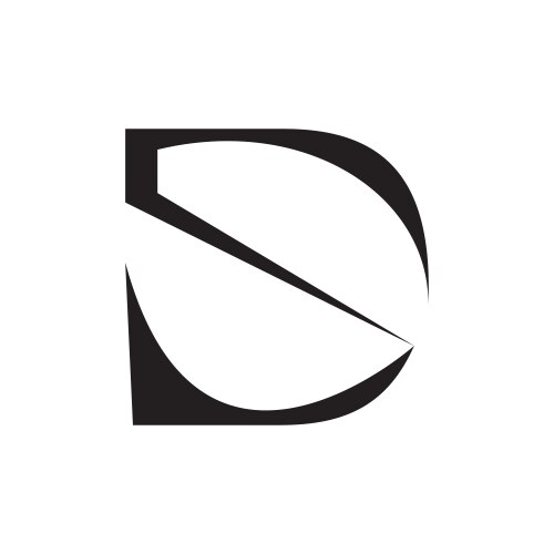Initial letter ds logo or sd design Royalty Free Vector