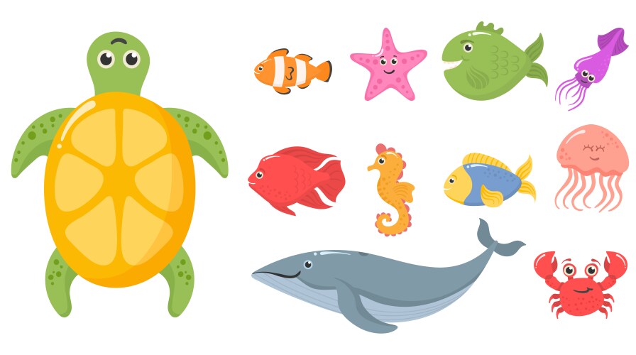 Meeresschildkröte Reisepass Hülle Mit Impfkartenhalter - PU Leder Wallet Combo