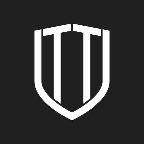 Mu logo monogram with emblem shield style design – Royalty-Free Vector ...