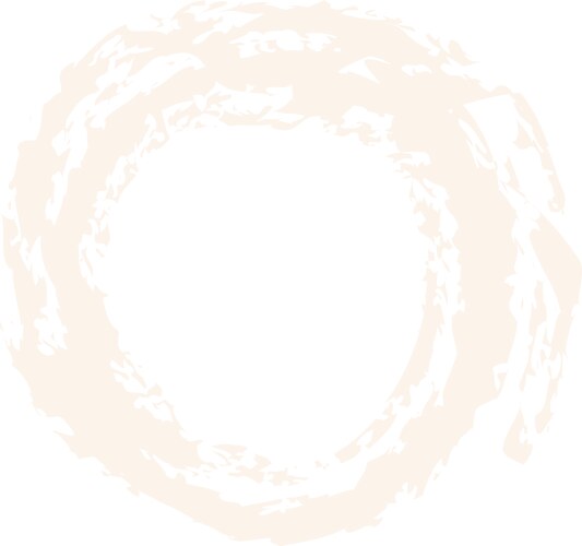 Brush effect abstract circle shape Royalty Free Vector Image