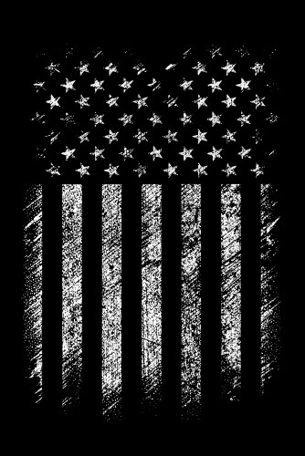 Grunge USA Flag - Distressed Stripes Vector Image