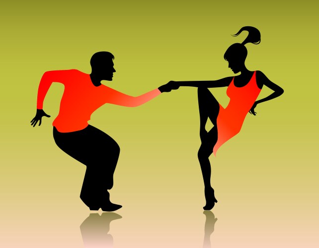 Dancing couple Royalty Free Vector Image - VectorStock