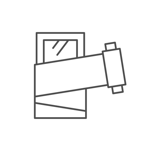 Update process line outline icon Royalty Free Vector Image