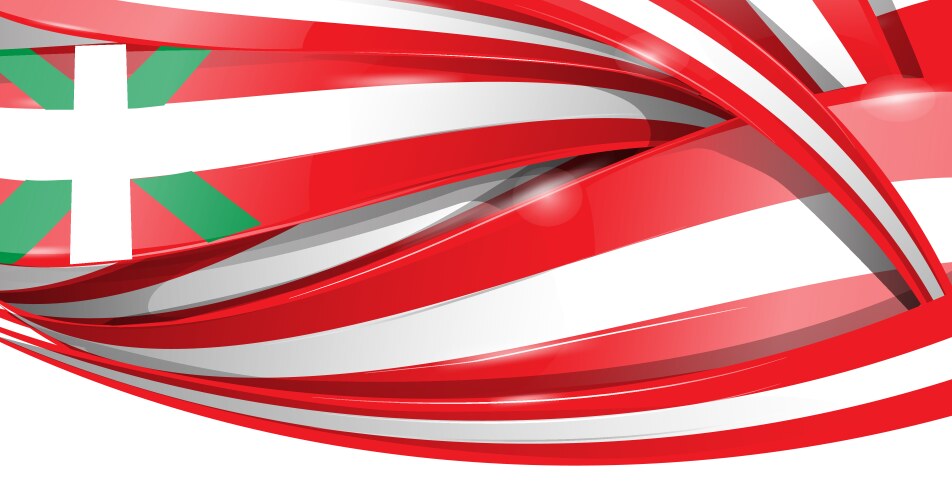 Basque banner background flag – Royalty-Free Vector | VectorStock