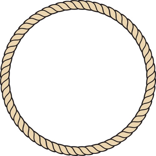 Gold frame border golden thin boarder round Vector Image