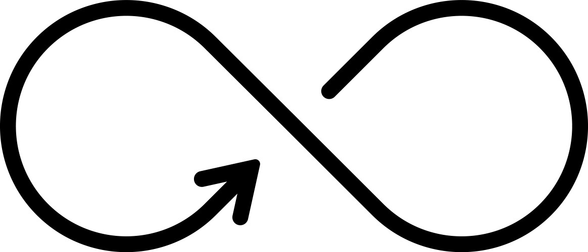Infinity Symbol Arrow Vector Images (over 5,100)