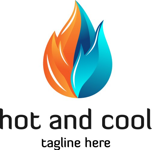 Hot And Cool Logo Hot Cold Air Logo Vector Images (over 2,400)
