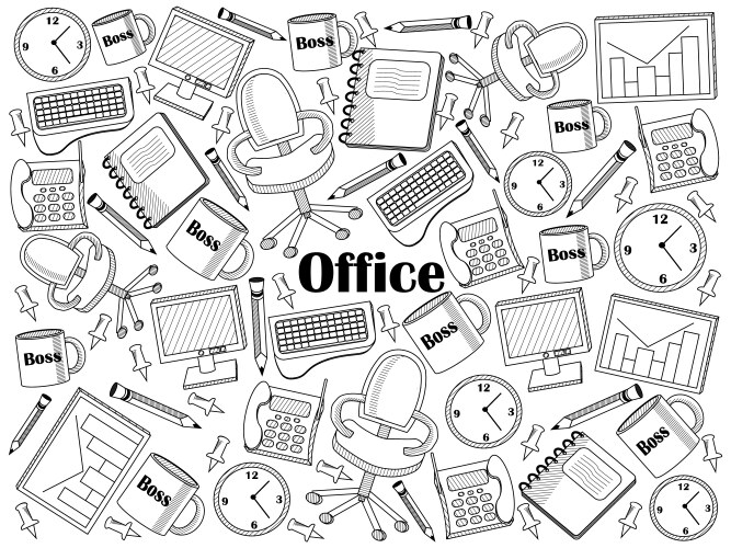 Doodle book collection educational books set Vector Image