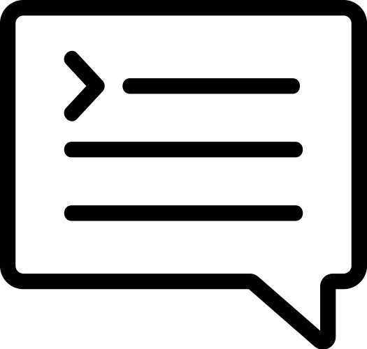 Code programming icon isolated contour vector image
