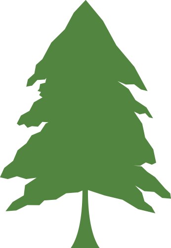 Pine tree Royalty Free Vector Image - VectorStock