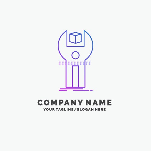 Sdk app development kit programming purple vector image