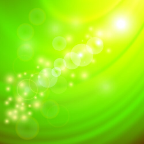 Green abstract wave background Royalty Free Vector Image