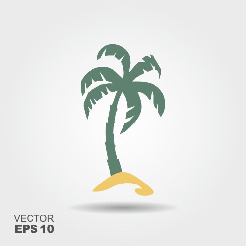 Palm tree Royalty Free Vector Image - VectorStock