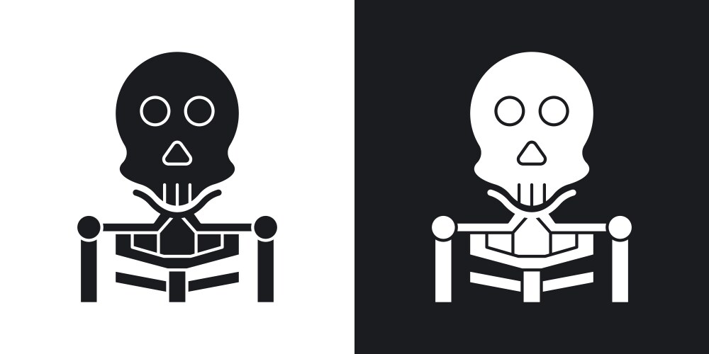 Skeleton icon Royalty Free Vector Image - VectorStock