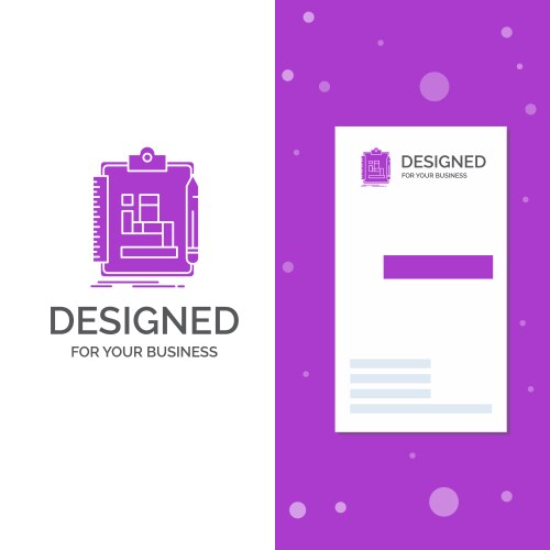 Business logo for algorithm process scheme work vector image