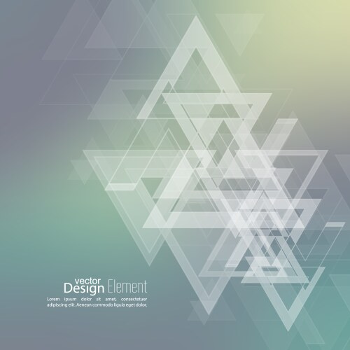 Fragmented Angular Abstraction vector image