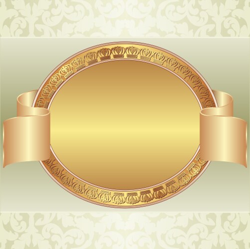 Frame oval Royalty Free Vector Image - VectorStock
