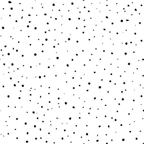 Black dots hand drawn background seamless Vector Image