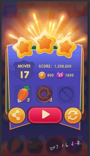 Complete set of level button game ui pop-up icon vector image
