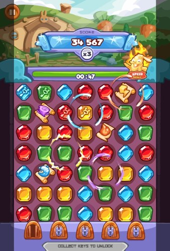 Complete set of level button game ui pop-up icon vector image