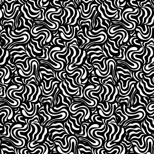 Seamless abstract hand-drawn pattern design vector image