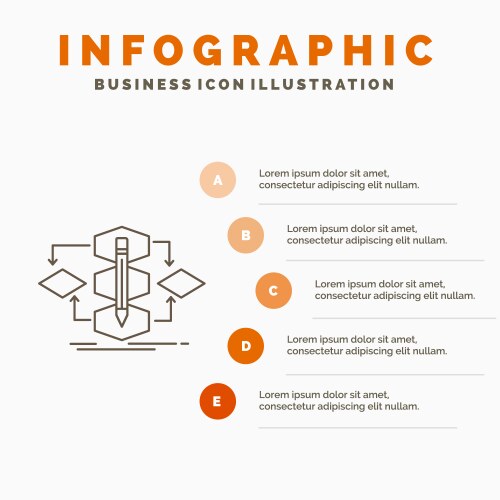 Algorithm design method model process vector image