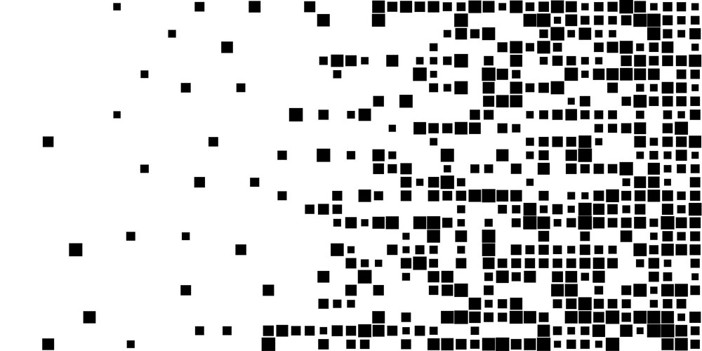 Pixel Dissolution Background – Royalty-Free Vector | VectorStock