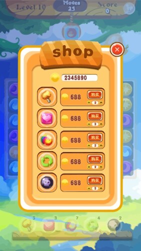 Complete set of level button game ui pop-up icon vector image