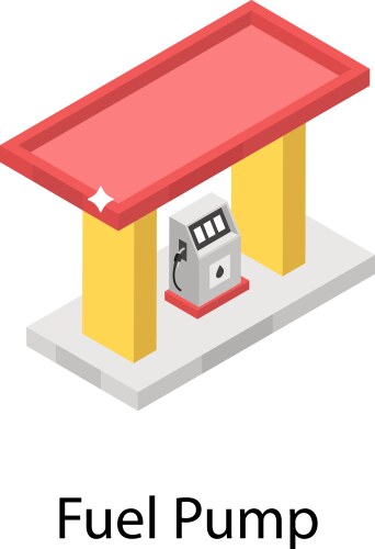 Petrol pump Royalty Free Vector Image - VectorStock