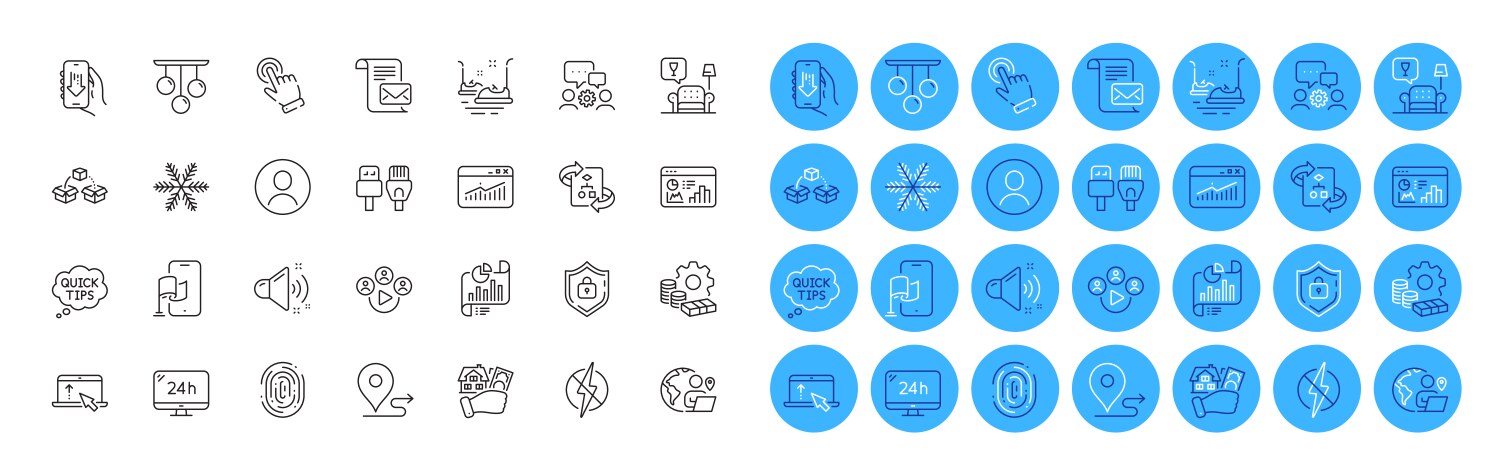 Snowflake quick tips and report document line vector image
