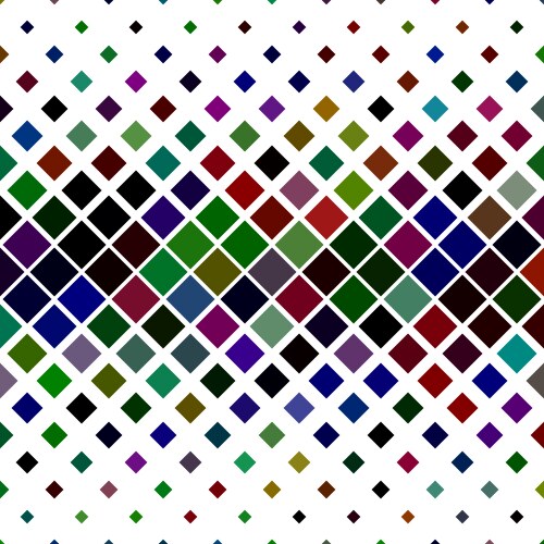 Square pattern background from diagonal squares vector image