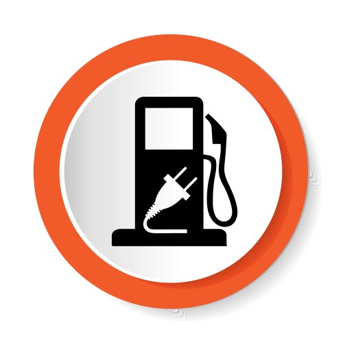 Gas petrol fuel station icon Royalty Free Vector Image