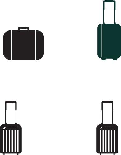 Baggage claim - travel icon Royalty Free Vector Image