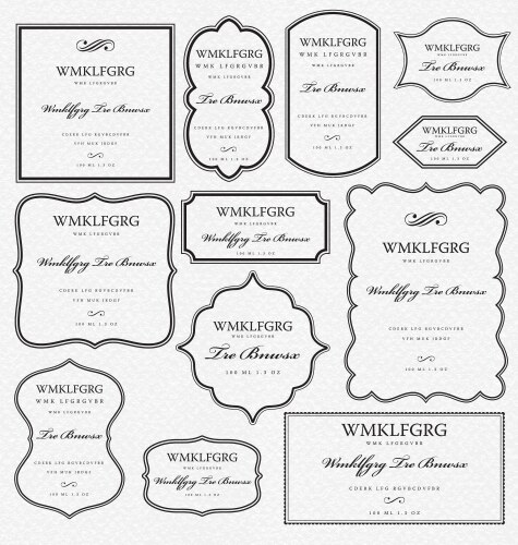 Decorative Frames and Borders Vector Image